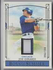 2024 Panini Boys of Summer Pastime Materials Joe Girardi 096/100 Chicago Cubs