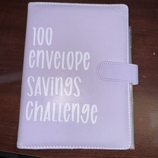 100 Envelope Challenge Binder Savings Book with Envelopes Budget Binder for Cash