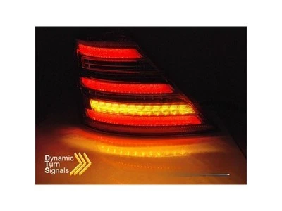 luces traseras led rojo humo seq mercedes-benz w221 clase s 2005-2009 Foto 3 de 4