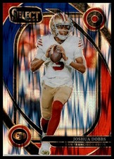 2024 Panini Select #273 Joshua Dobbs Red & Blue Prizm Shock