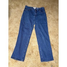 Jones New York Everyday Stretch Jean Womens 10 Medium Wash Straight Leg Denim