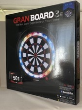 GRAN BOARD 3s LED Bluetooth Dartboard Blue NEW