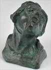 Gerresheim, Head Evas. [Bronze sculpture/Bronze sculpture].