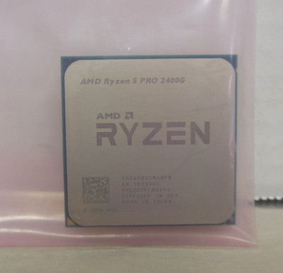 AMD RYZEN 5 Pro 2400G 3.6Ghz Quad Core AM4 CPU Processor