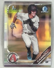 2019 Bowman Draft Chrome Corbin Carroll Refractor - BDC-125 