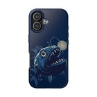Deep Sea Anglerfish Cell Phone Case, Angler Fish Nautical Ocean Phone Cases