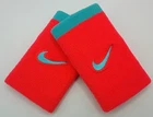 Nike Tennis Premier Doublewide Wristbands Roger Federer Hyper Punch/Lt Retro