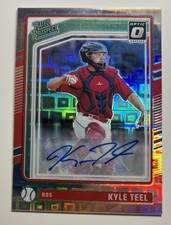 Kyle Teel 2024 Panini Donruss SSP RC Pandora Rated Prospect Auto /25 Print Line