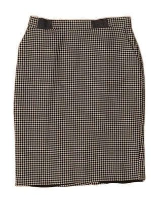 St Michael Damen Bleistiftrock UK 14 Large W32 schwarz Hahnentritt AS01