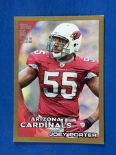 2010 Topps Gold #67 Joey Porter Arizona Cardinals #/2010