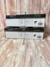 (2) FESTOOL 496186 Self Clean Filter Bags SC-FIS-CT 26/5x, Total Quantity 5 12x5