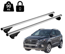 BARRE PORTATUTTO PORTAPACCHI PER FORD KUGA 2011-2019 CON CORRIMANO ANTIFURTO