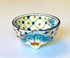 Talavera Arte Popular Mexicano Cerámica Anillo Plato Dip Bowl 2.5" Pequeño Mini Pintado a Mano