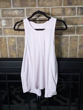 Gapfit Women's Breathe Work Out Tank Size Small Romantic Balletcore Pink Flowy