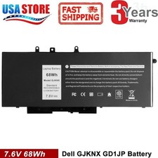GJKNX Laptop Battery For Dell Latitude 5480 5580 5280 5490 5491 5580 5590 5591
