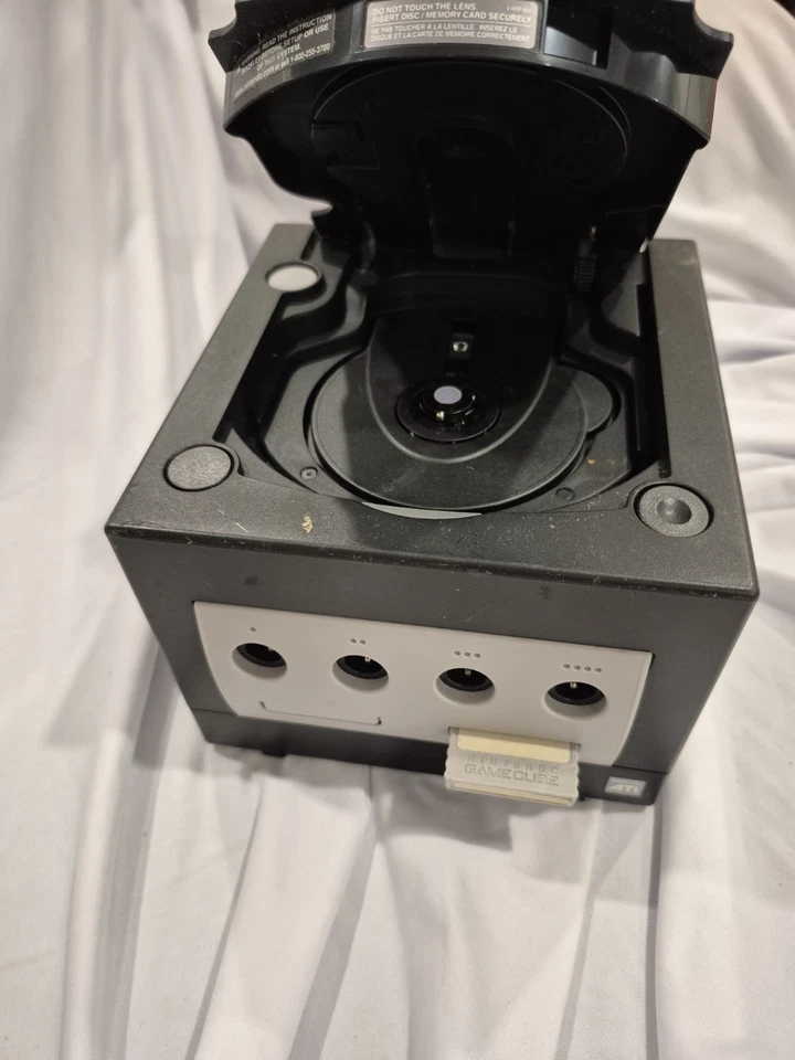 Nintendo GameCube Black- Console & Memory Card Only - Tested & Working - Image 2 of 2