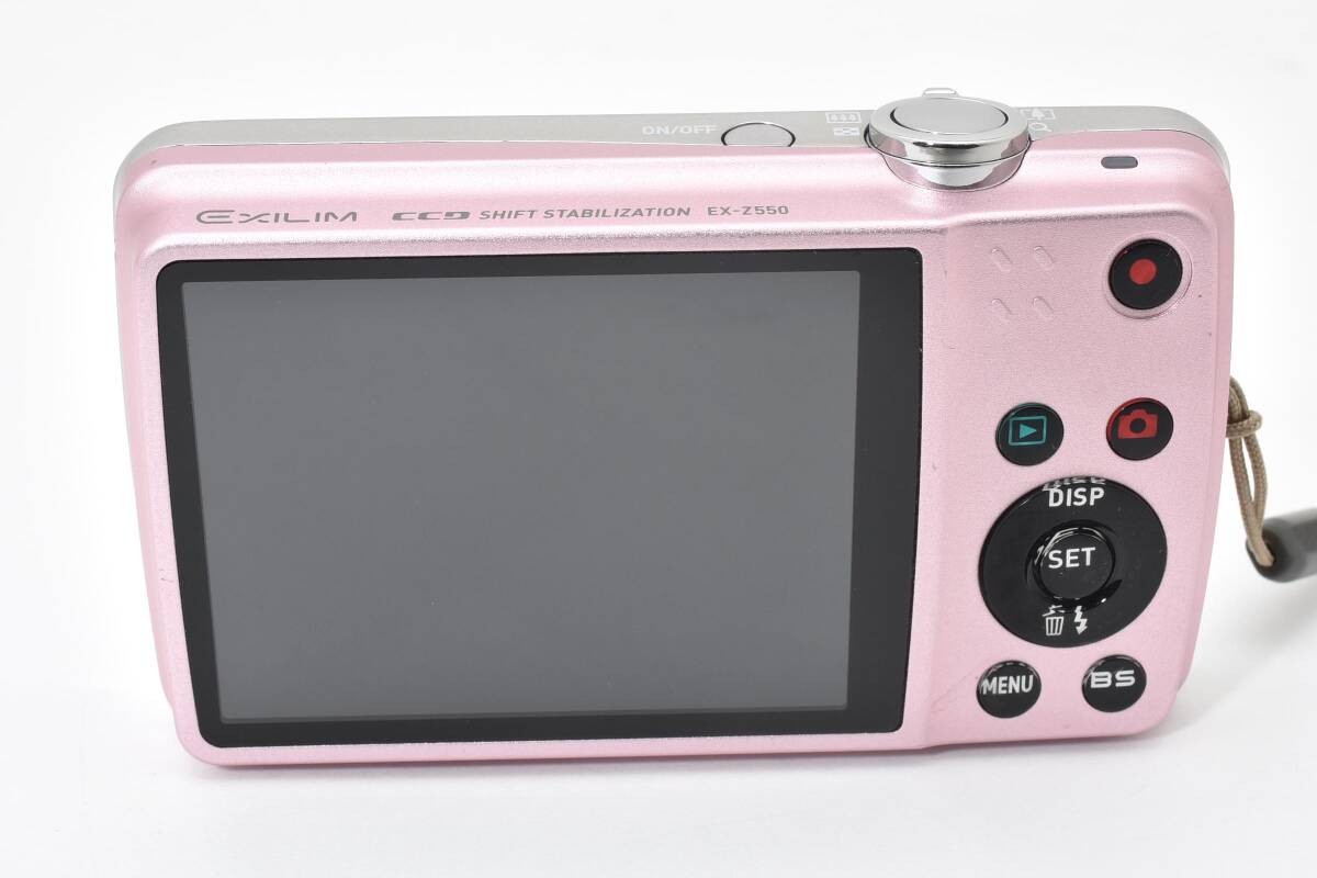 【美品】【動作確認済】CASIO EXILIM EX-Z550 ピンク Mint Casio EXILIM EX-Z550 Pink Compact Digital Camera (Tested and