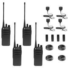 Motorola CP100D Analog UHF Portable Non-Display Two Way Radio, 16 Channel, - 4