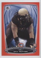 2014 Bowman Rookies Red 33/199 Will Sutton #84 0a1