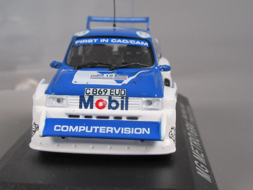 D789 IXO MG Metro 6R4 #10 Rac Rallye Lombard 1985 UK Pond Arthur 1:43 + Scatola - Immagine 3 di 4