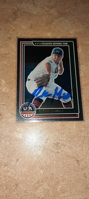 PARKER MESSICK 2022 STARS &STRIPES USA CARD SIGNED AUTOGRAPH IP CARD CLEVELAND 