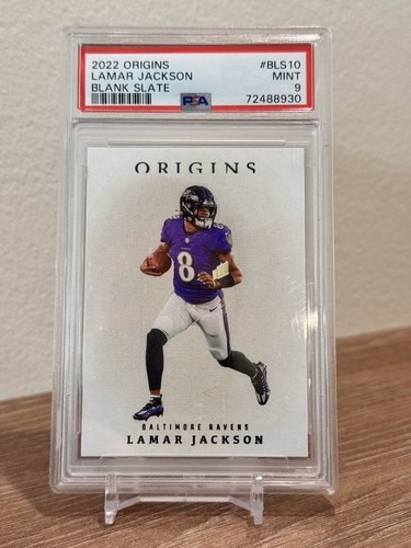 Lamar Jackson #BLS-10 2022 Panini Origins Blank Slate card