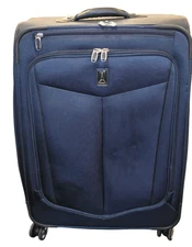Travelpro Softside 4-Wheel Spinner Luggage 25” Expandable Check-In Bag Blue
