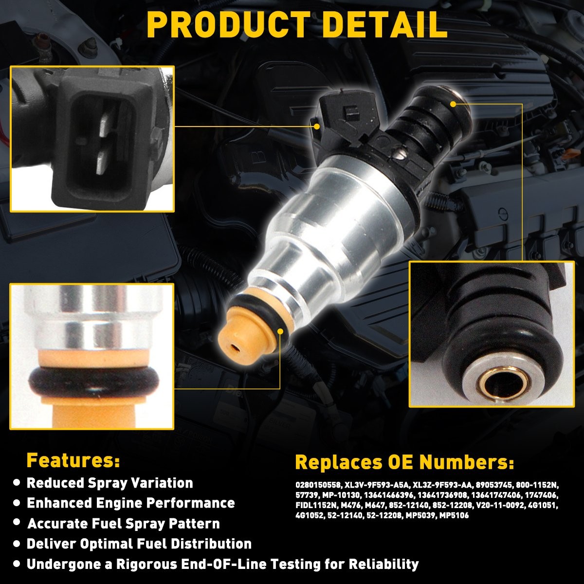 Ford GT 1999-2004 Fuel injectors Set