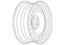 New Oem Gm 2005-2010 Cobalt G5 Wheel - Steel 9595086 New Oem Gm 2005-2010 Cobalt G5 Wheel - Steel 9595086