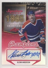 2015 Leaf Signature Series League Champions Red 14/15 Glenn Anderson Auto uk2