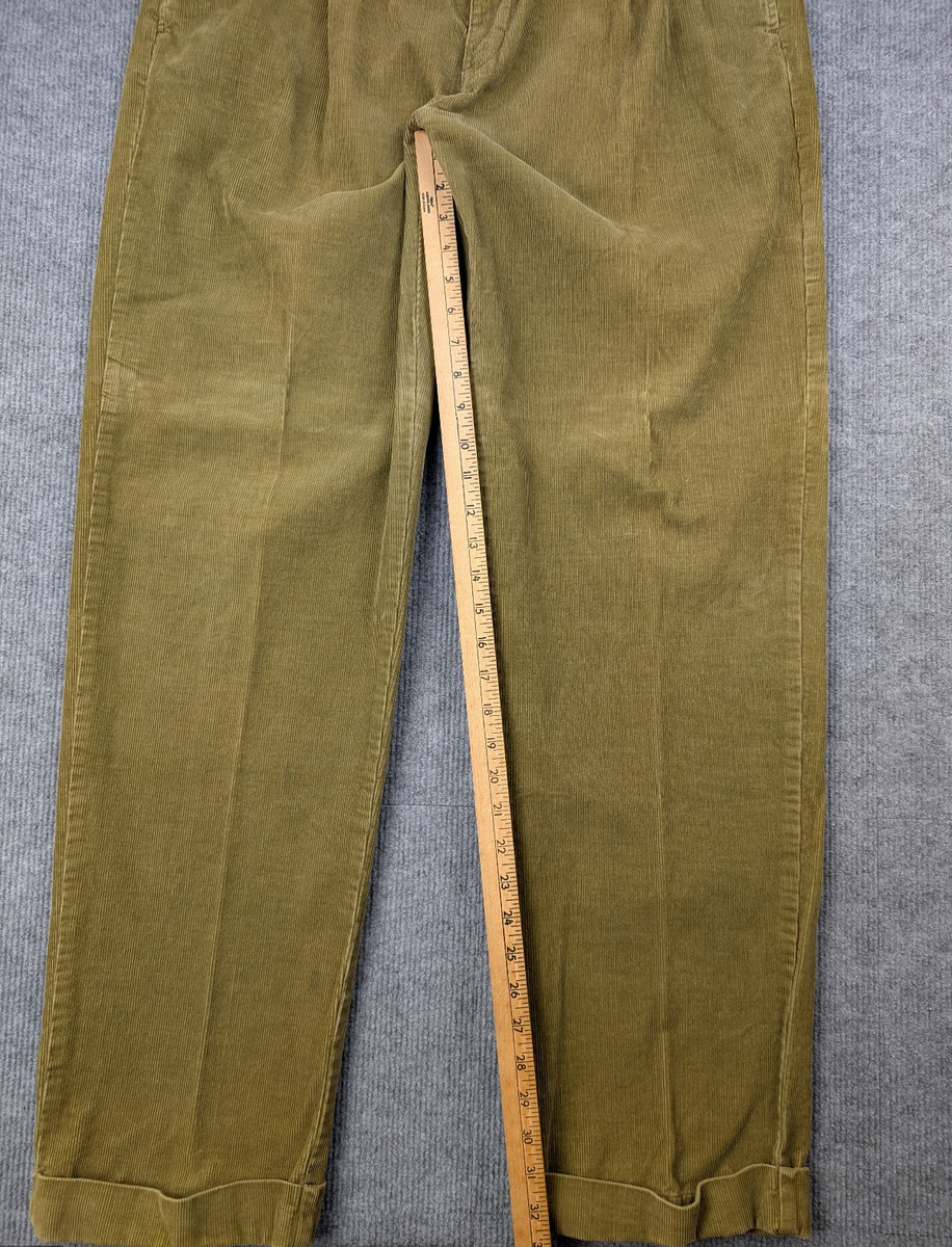 Polo Ralph Lauren Hammond Pant Corduroy Mens 36x34 Vintage Old