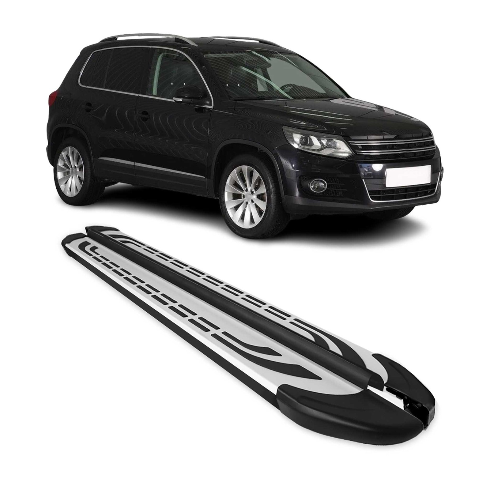 Marchepieds VW Tiguan antidérapants pour faciliter l'accès au toit du SUV