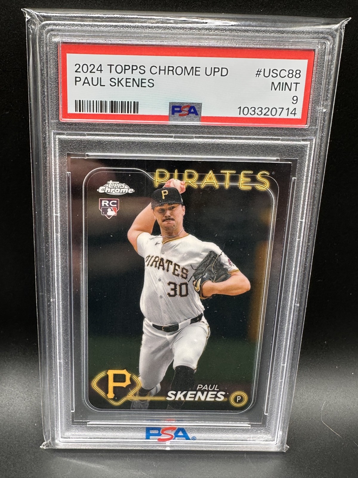 2024 Topps Chrome Update Series - Paul Skenes #USC88 (RC) PSA 9