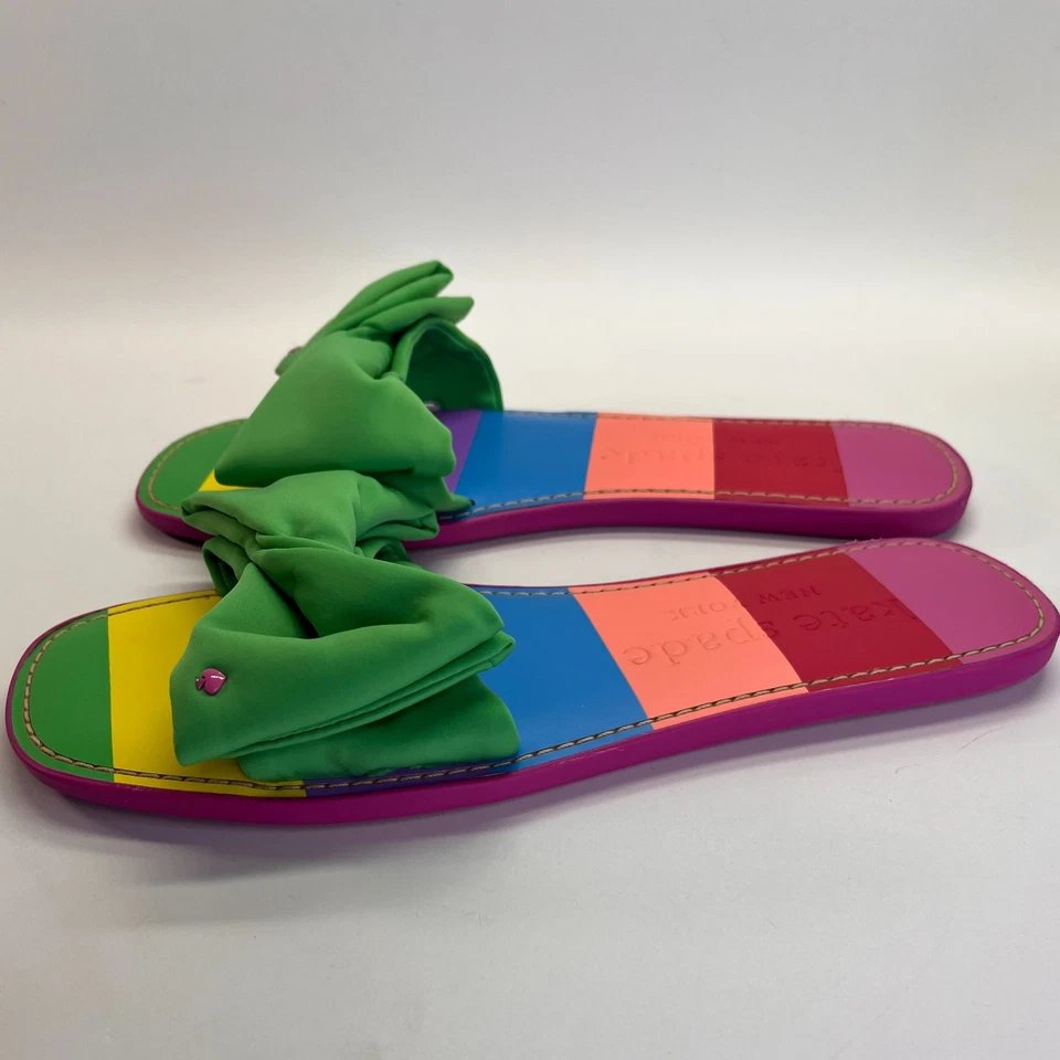 Босоножки бикини Kate Spade New York размер 9B обед как новые с бантом - Изображение 4 из 4