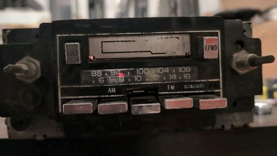 #ad 1973 1987 GM AM FM Cassette Radio Chevy Delco Power On For Parts Or Repair $59.99