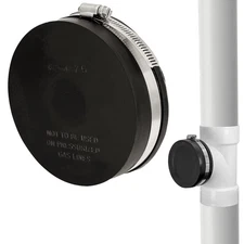 Fernco QC-4.75 4in Qwik Cap Schedule 40 PVC Pipe Socket Cap Slip Hub Cleanout