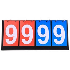 3X Tableau de Bord de Football de Basket- de Tableau de Score à 4 Chiffres 2685
