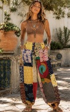 Kathmandu Smocked Elastic Waistband Patchwork...
