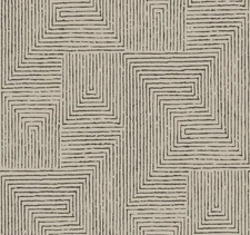 YK72140_Scott Living3 Geometric, Maze, Key Warm Khaki Fine Decor Wallpaper