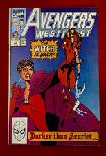 Avengers West Coast #56 1st Cover App Dark Scarlet Witch