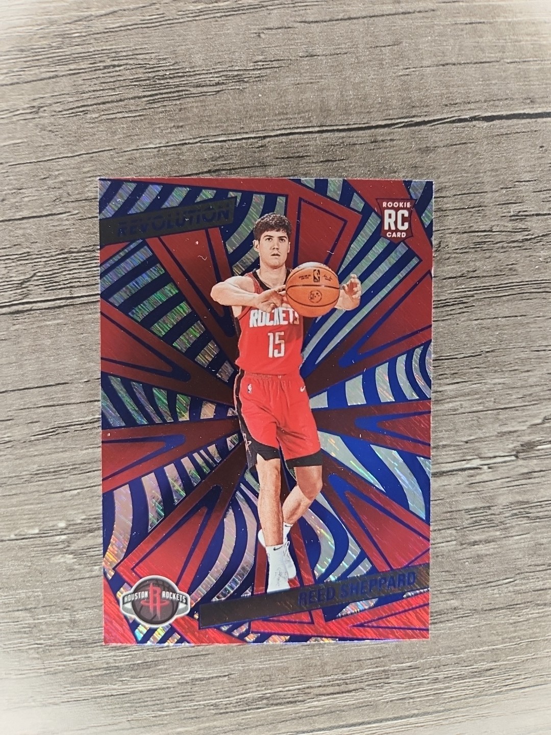 2024-25 Panini Revolution - Rookies Reed Sheppard #145 Blue Storm (RC)