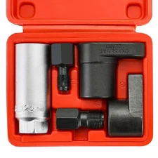 FLKQC 5pcs Oxygen Sensor Socket, Automotive Oxygen Sensor Socket Set, 3/8" 1/...