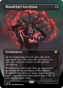 Bloodchief Ascension (Borderless) #636 Commander Masters MTG