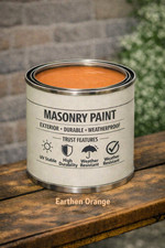 Exterior Masonry Paint 0.5L 1L Waterproof Brick Render Durable Wall 17 Colours