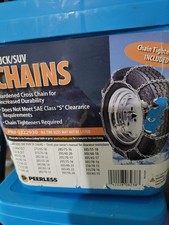 Peerless Trucksuv Tire Snow Chains 0322930 With Tighteners