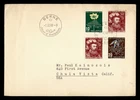 DR WHO 1949 SWITZERLAND FDC SEMI POST PRO JUVENTUTE COMBO R39046