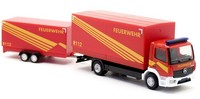 Herpa 321266 MB Atego Feuerwehr Neutral GeräTewagen GW Logistik LKW 1:87 H0