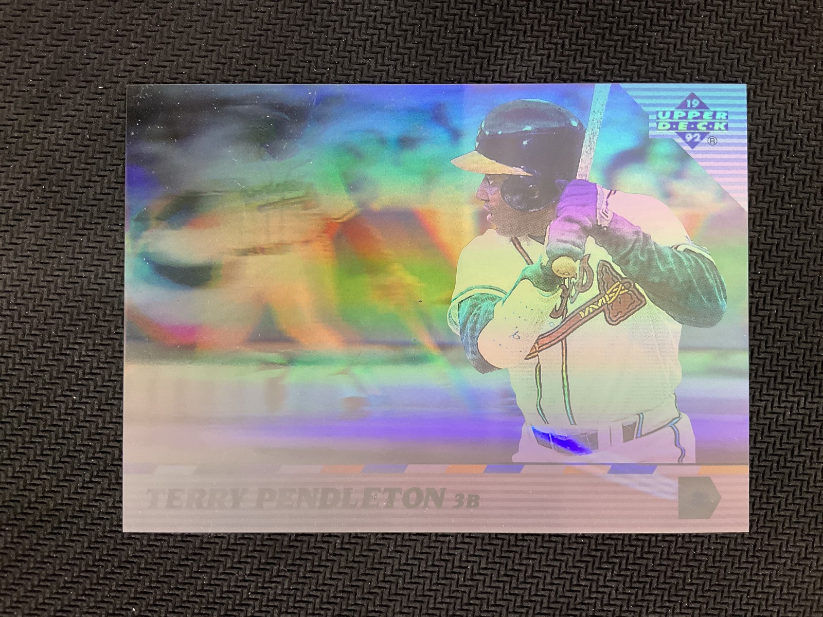 1992 Upper Deck Team MVP Holograms #39 Terry Pendleton Atlanta Braves