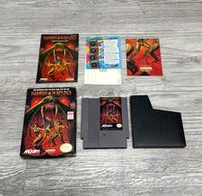 Swords and Serpents Nintendo Entertainment System NES CIB Fully Complete Poster