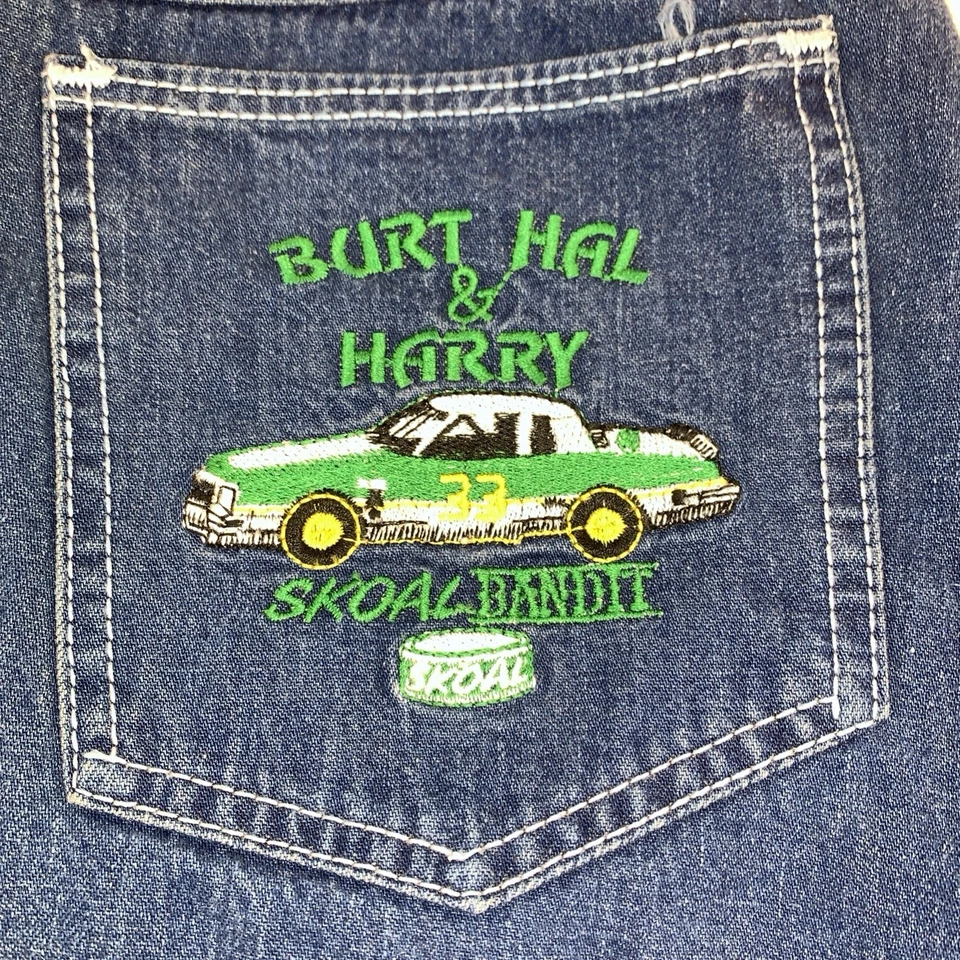 Jean De Colección Chaps Taylor Togs 14 Medida 27x30 Harry Grant Skoal Bandit NASCAR EE. UU. Foto 3 de 4